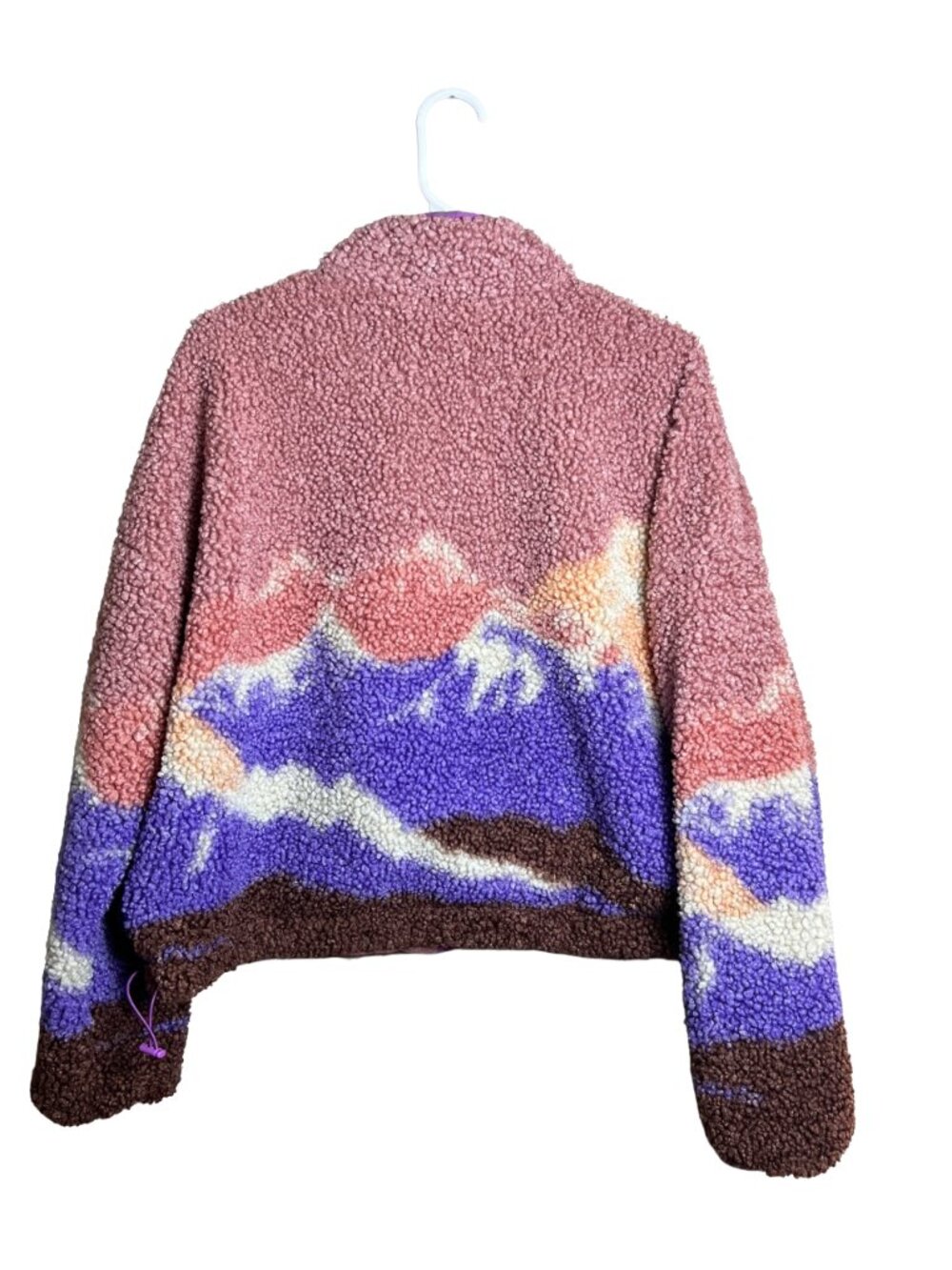 Wild Fable Mountain Landscape Sherpa Fleece XL - Picture 2 of 4